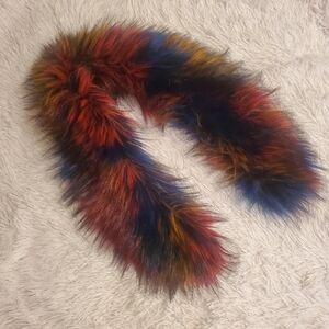 Colorful Faux Fur Collar